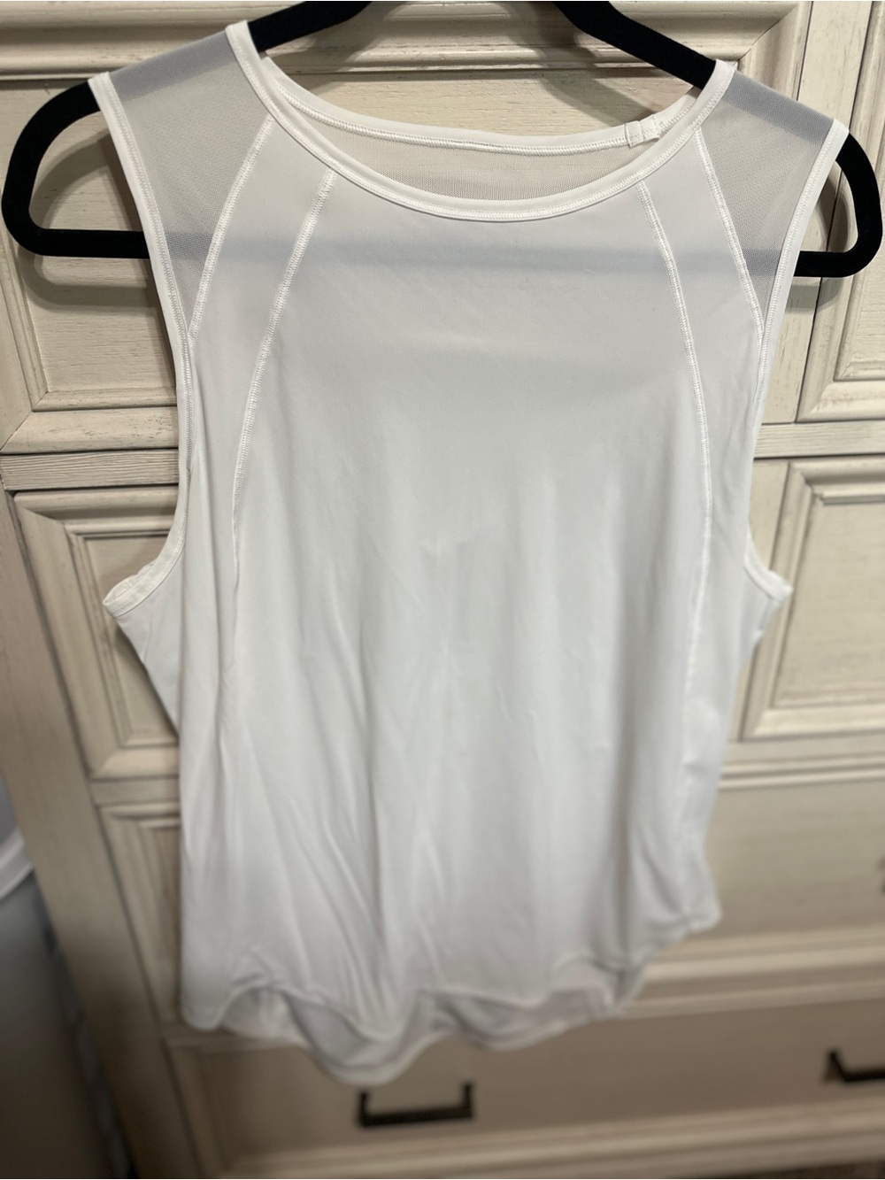 lululemon athletica White sculpt Tank top size 12